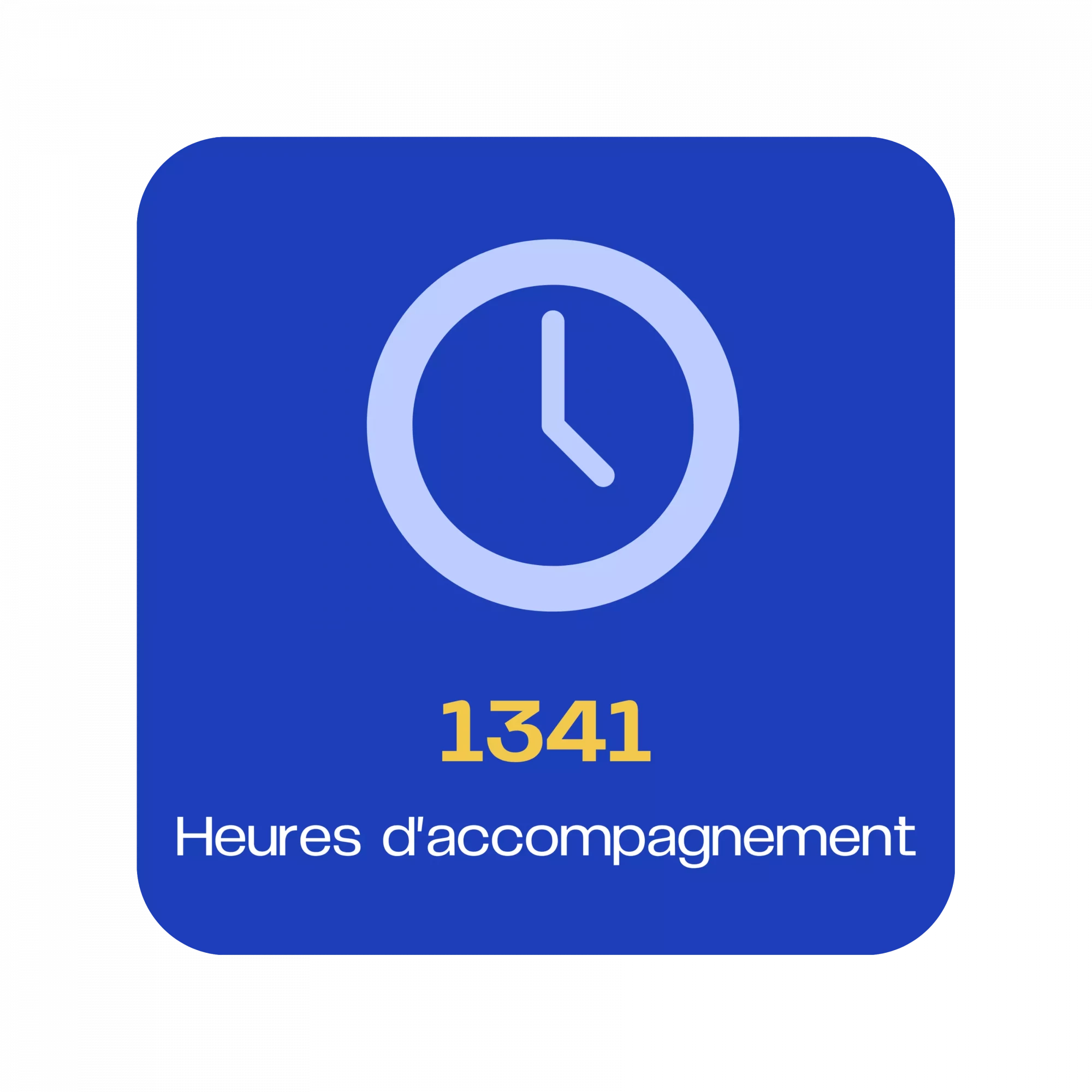 1341 Heures d'accompagnements